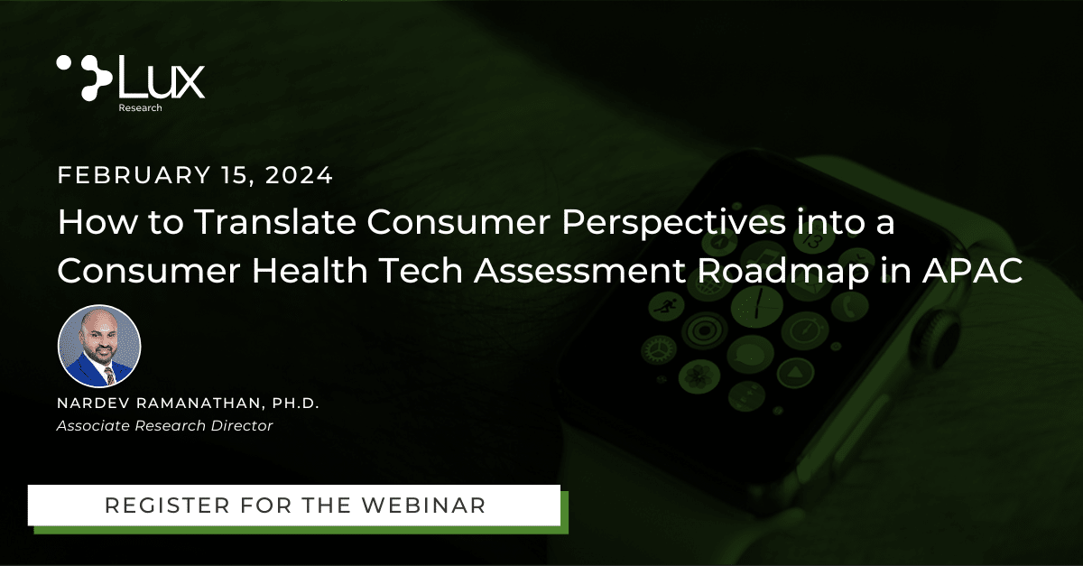 How To Translate Consumer Perspectives Into A Consumer Health Tech Assessment Roadmap In Apac 2838