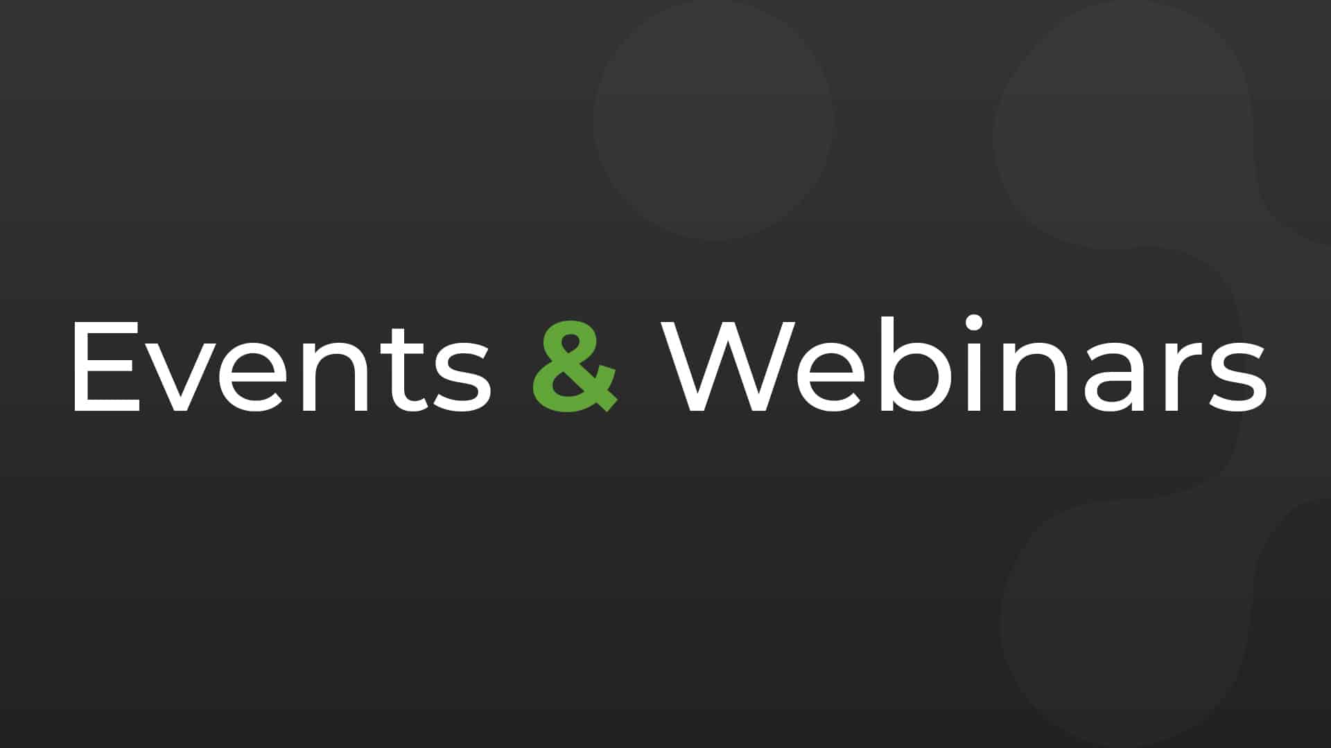 Events and Webinars - Lux Research