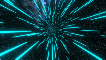 space tunnel hyperjump background