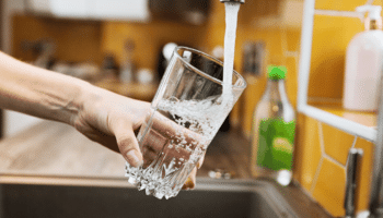 drinking tap water