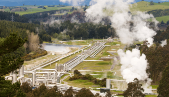 geothermal station in New Zealand