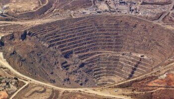 Large mining pit