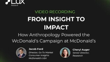 TMRE 2025: Lux Research & McDonald's