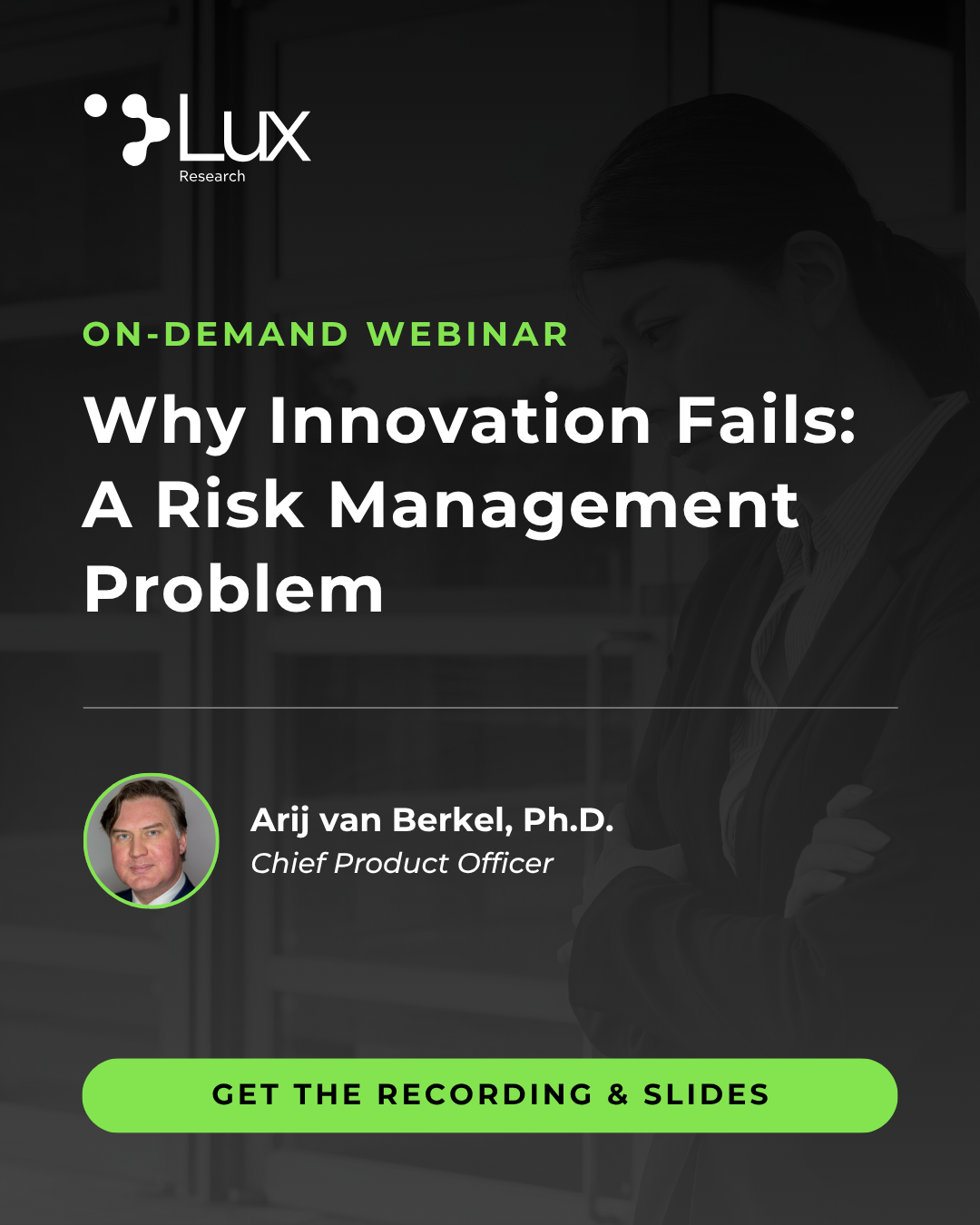 Why Innovation Fails: A Risk Management Problem - Lux Research
