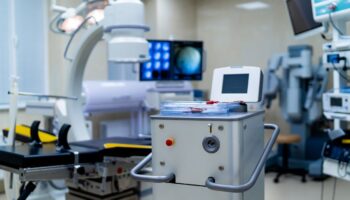 medical exam room with eqipment